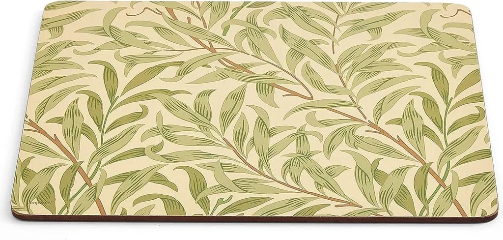 Pimpernel Set de 6 Sets de Table Willow Branch Design Vert Qualité Premium
