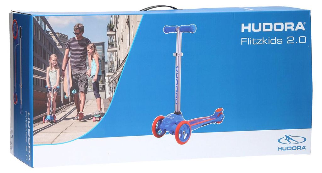 Monopattino per bambini Hudora Flitzkids 2.0 blu (11063) Immagine del prodotto 