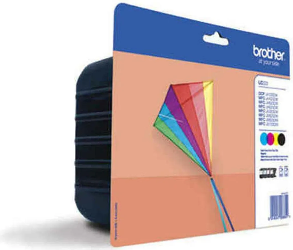 Pack Brother LC-223VALBP 4 Unités Jaune pour Impressions Durables