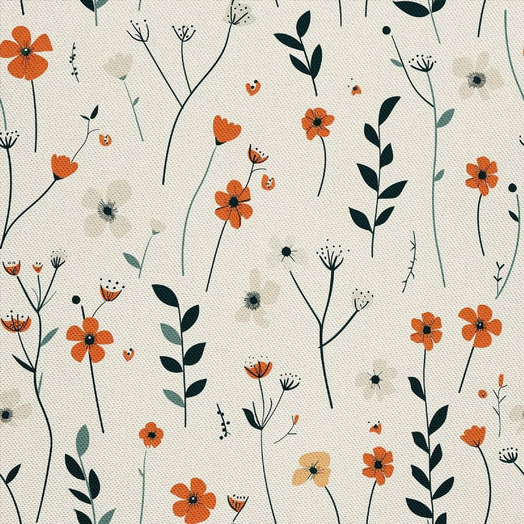 OUTDOOR DEKOSTOFFE OXFORD - Motiv Blumen I DX5449