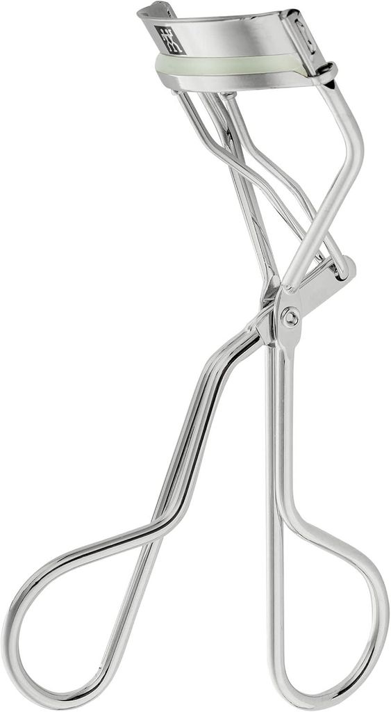 Zwilling Wimpernzange,Zange Silber Inklusive 3 Ersatzpads. mintfarbenen Silikon