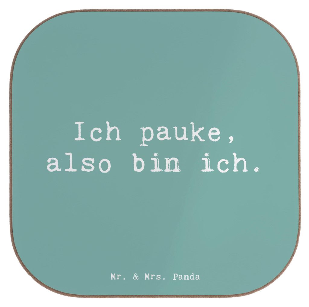 Mr. & Mrs. Panda unterleger Spruch Pauken Motivation - Produktbild 