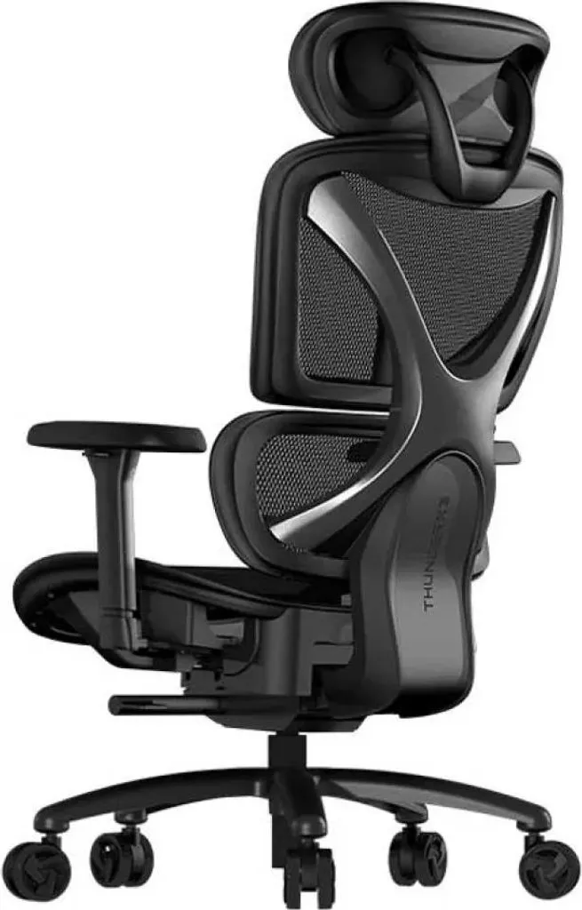 Chaise de bureau ergonomique ThunderX3 XTC Mesh noire pour le gaming