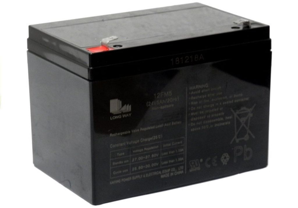 Batterie au gel AGM pour véhicule électrique 24 V 5 Ah Image du produit 