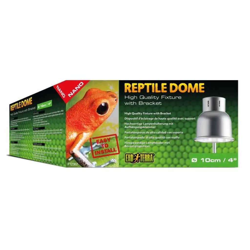 Optimisez la chaleur de votre reptile avec le Dôme Aluminium Nano Exo