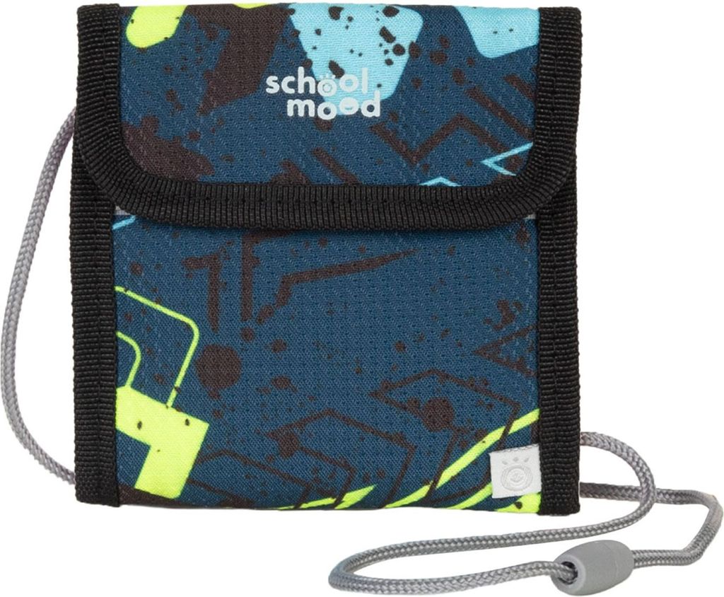 School-Mood Brustbeutel Geldbörse Neck Pouch Elias petrol
