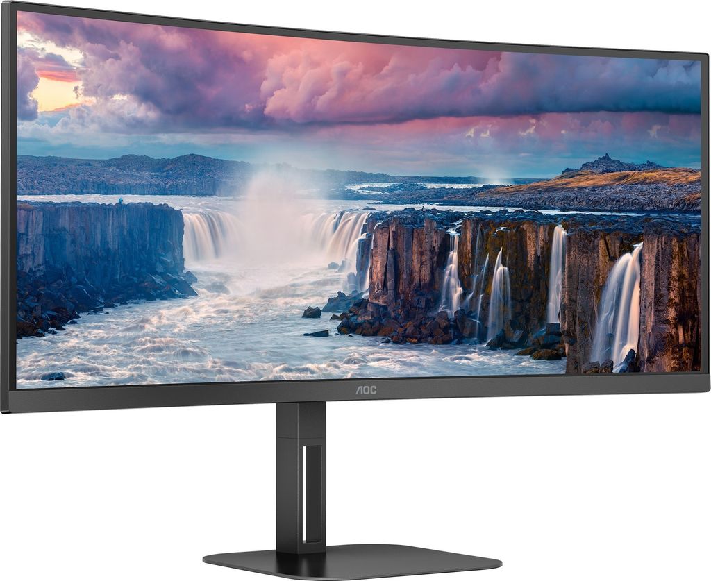AOC CU34V5C/BK, LED-Monitor, (WQHD, VA, HDMI, DisplayPort, Produktbild 