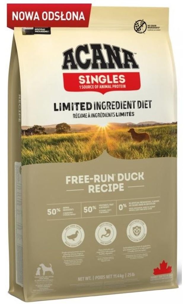 ACANA Freiland-Ente für Hunde 11,4 kg Produktbild 