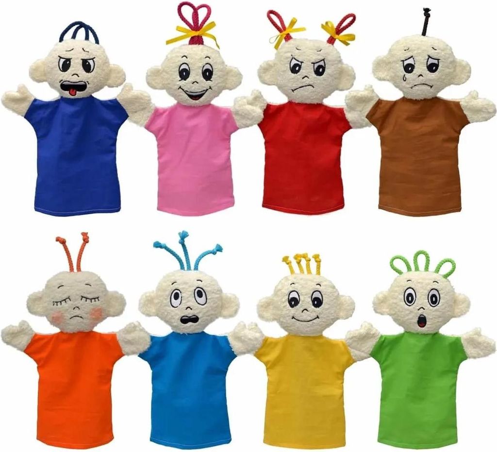 Handpuppenset Emotionen, 8Stück - Lehrmittel Produktbild 
