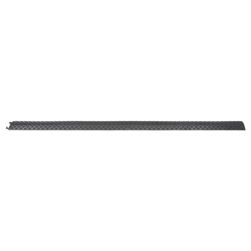 Protège-Câbles Robustes 98,5 cm Noir Lot de 2 avec Miroir de Sécurité