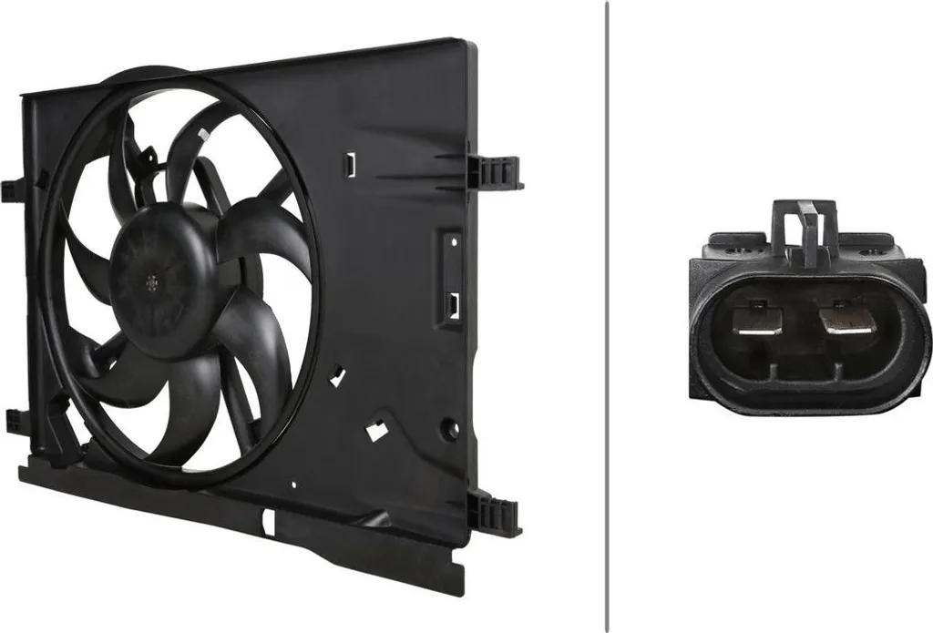 Ventilateur moteur 12V 210W HELLA pour refroidir votre Fiat Grande Punto