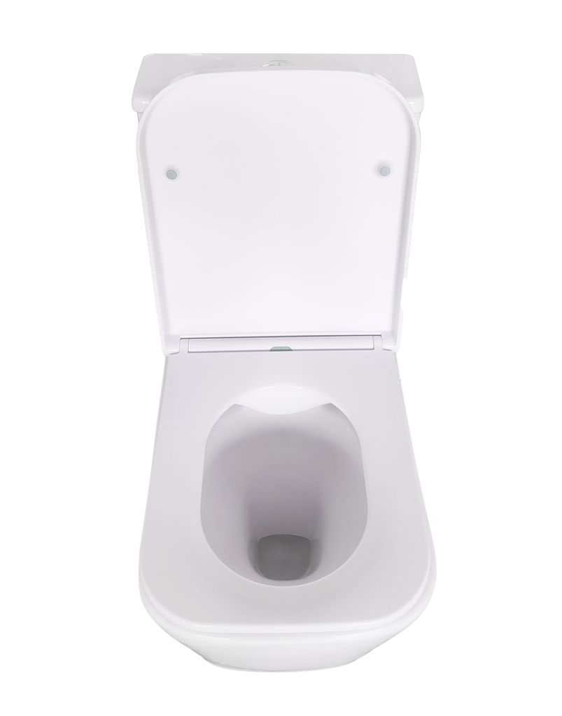 WC-Kombination Set Aliki Tiefspüler ohne Spülrand weiß Produktbild 7