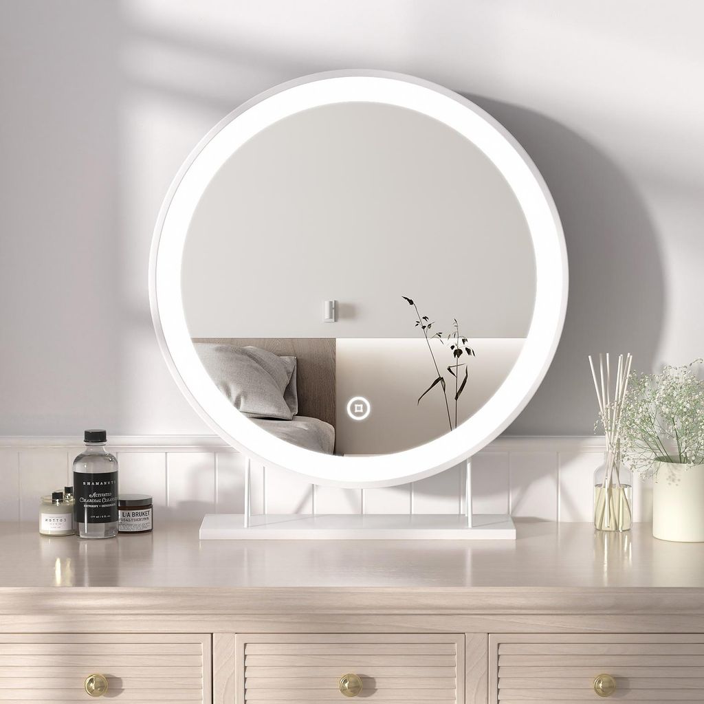 Heilmetz lusterko do makijażu z oświetleniem Φ48cm Białe Zdjęcie produktu 