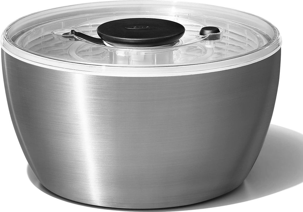 OXO 1071497 Saladeslinger, roestvrij staal, 24 cm, met Productafbeelding 