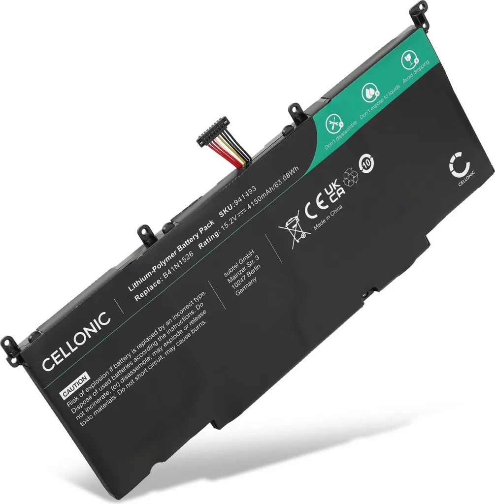 Batteria B41N1526 per Asus ROG FX502 GL502 | Ricambio 4150mAh subtel