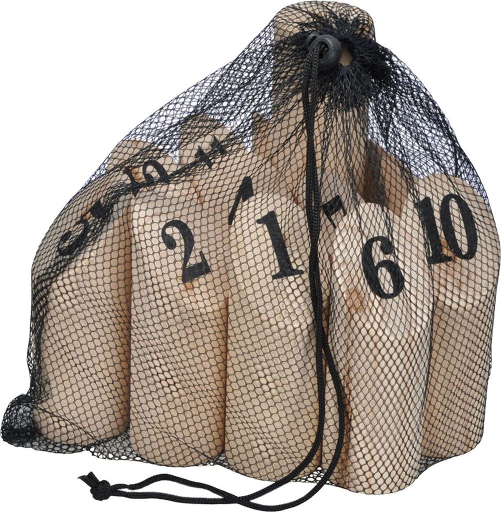 Finn Kubb Wurfspiel Holzspielzeug 12 Spielhölzer 1 Wurfholz Produktbild 5