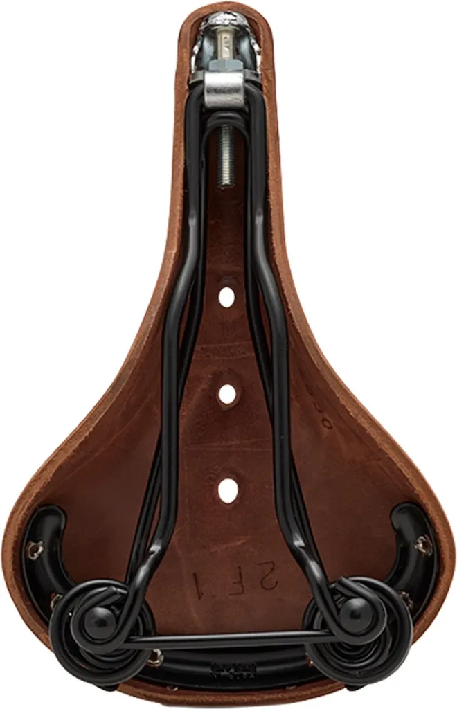 Selle Brooks Flyer B396H00A07205 Finie les Douleurs à Vélo Marron