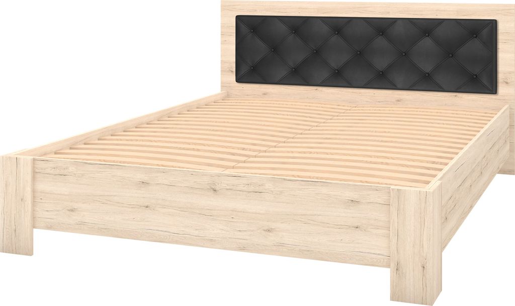 Bett Bettgestell Doppelbett mit Lattenrost 160x200 OHNE MATRATZE