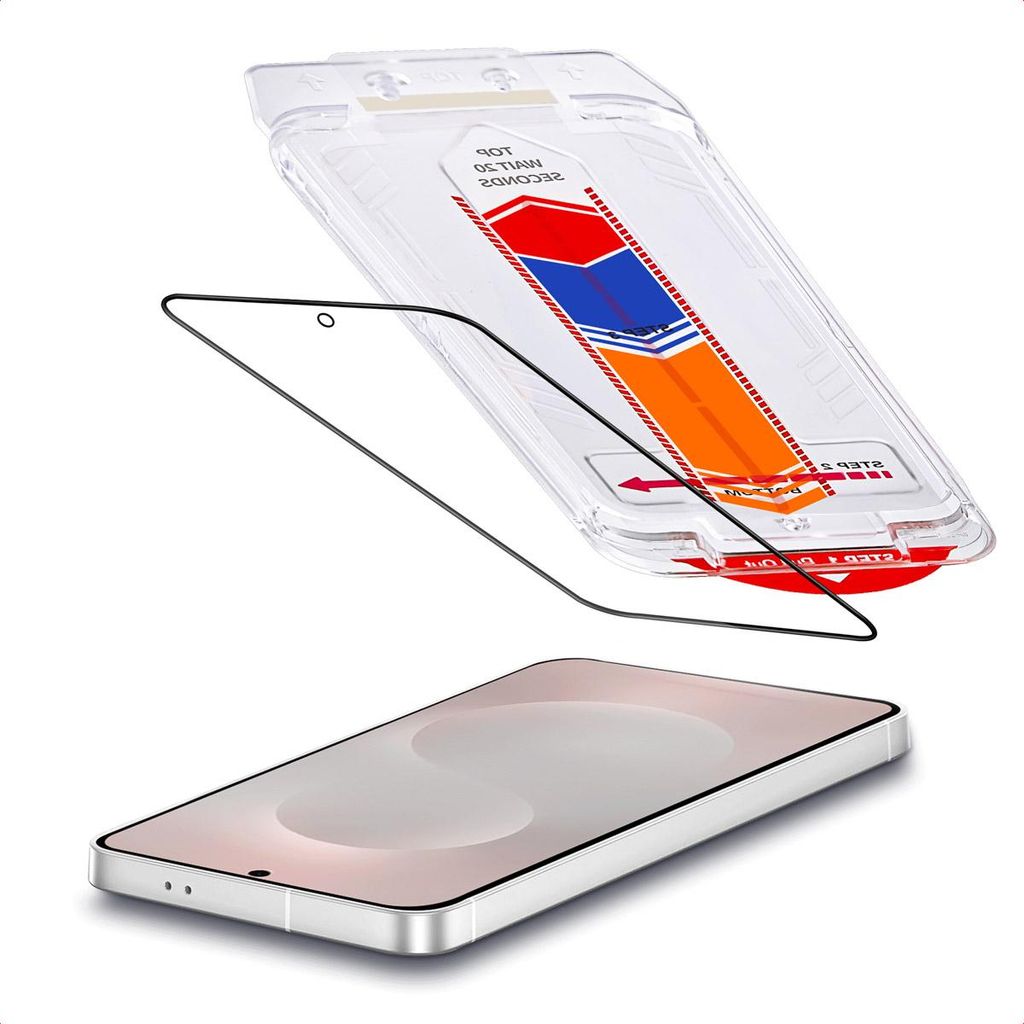 Accezz Gehärteter Glas-Schutz + Applikator Samsung Galaxy S25 Edge