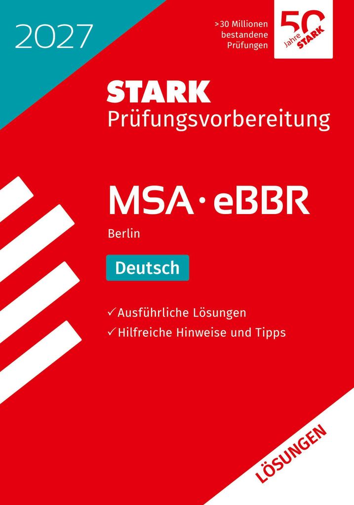 STARK Lösungen zu Deutsch - MSA/eBBR 2027 Berlin - Produktbild 