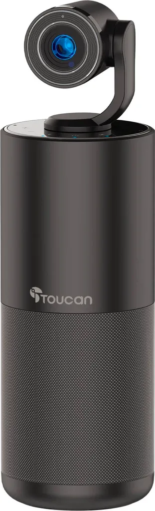 Vidéoconférence HD Toucan Connect avec Micro et Haut-parleur Intégrés Noir