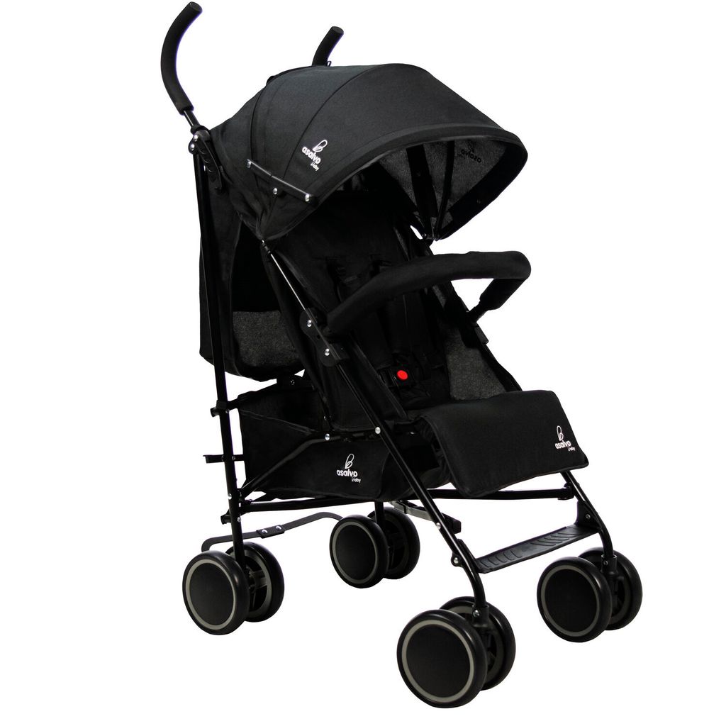 Passeggini e buggy Asalvo in nero Immagine del prodotto 