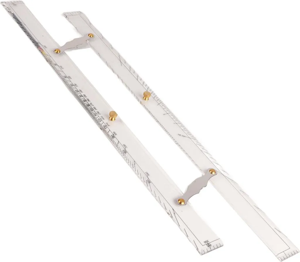 Règle marine parallèle transparente 600 mm à haute précision de mesure