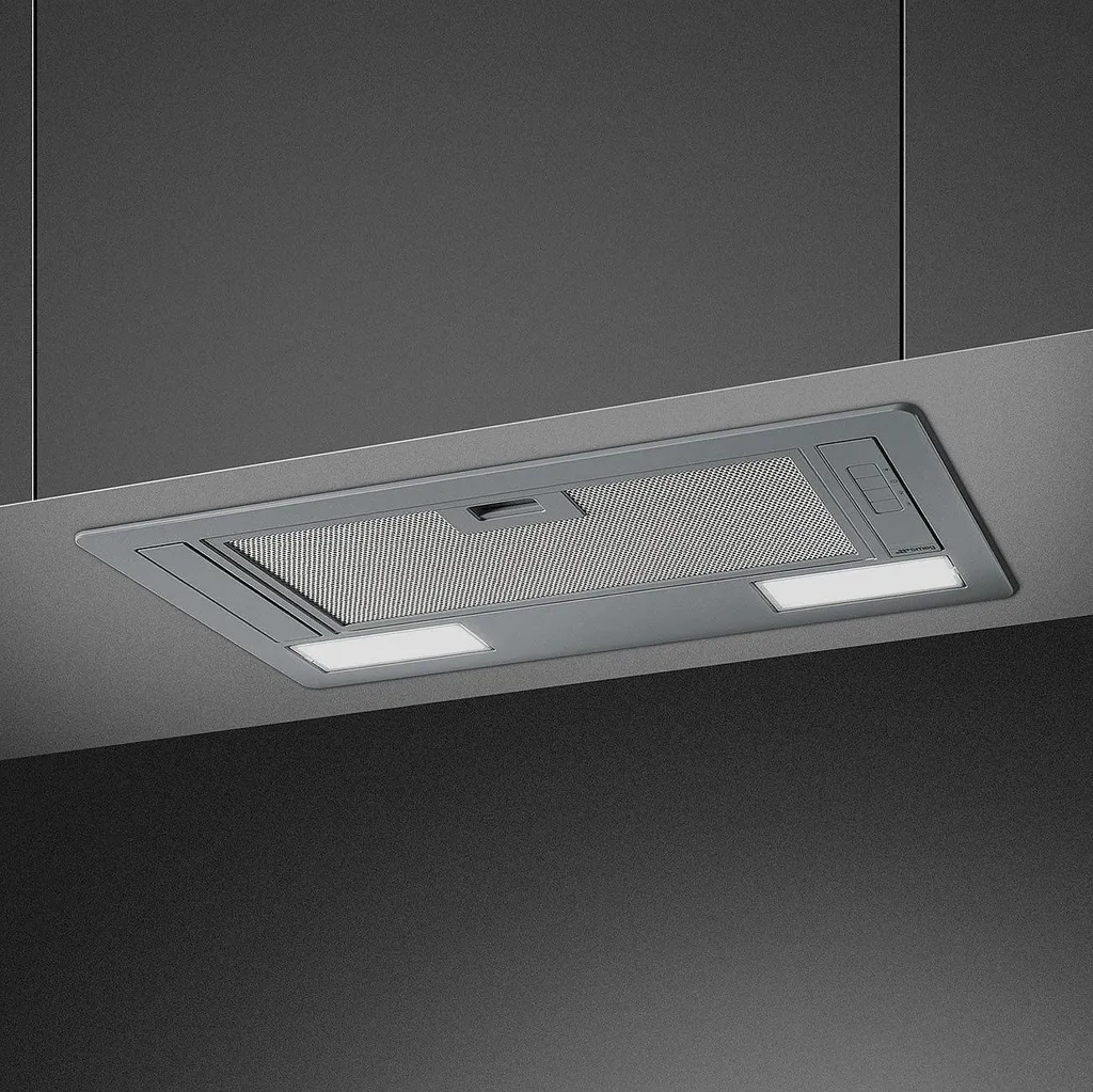 Hotte aspirante encastrable Smeg KSG52HE groupe filtrant argenté
