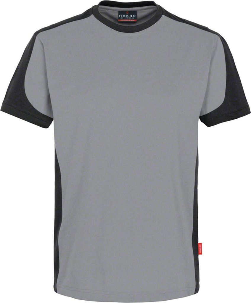 Hakro T-Shirt-Contrast Performance - Titan/Anthrazit - Größe M