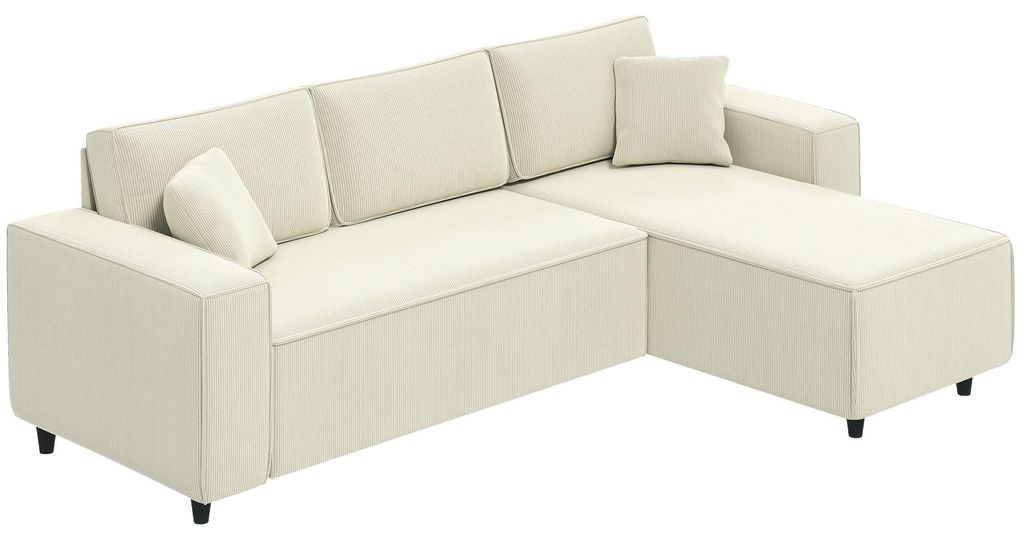 HOMCOM Ecksofa 3-Sitzer Sofa in L-Form Eckcouch mit Produktbild 