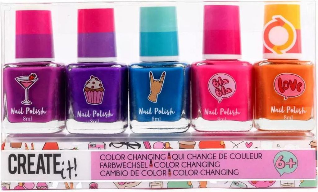 Nagellack Zmena farby 5-teilig Vytvoriť Obrázok produktu 