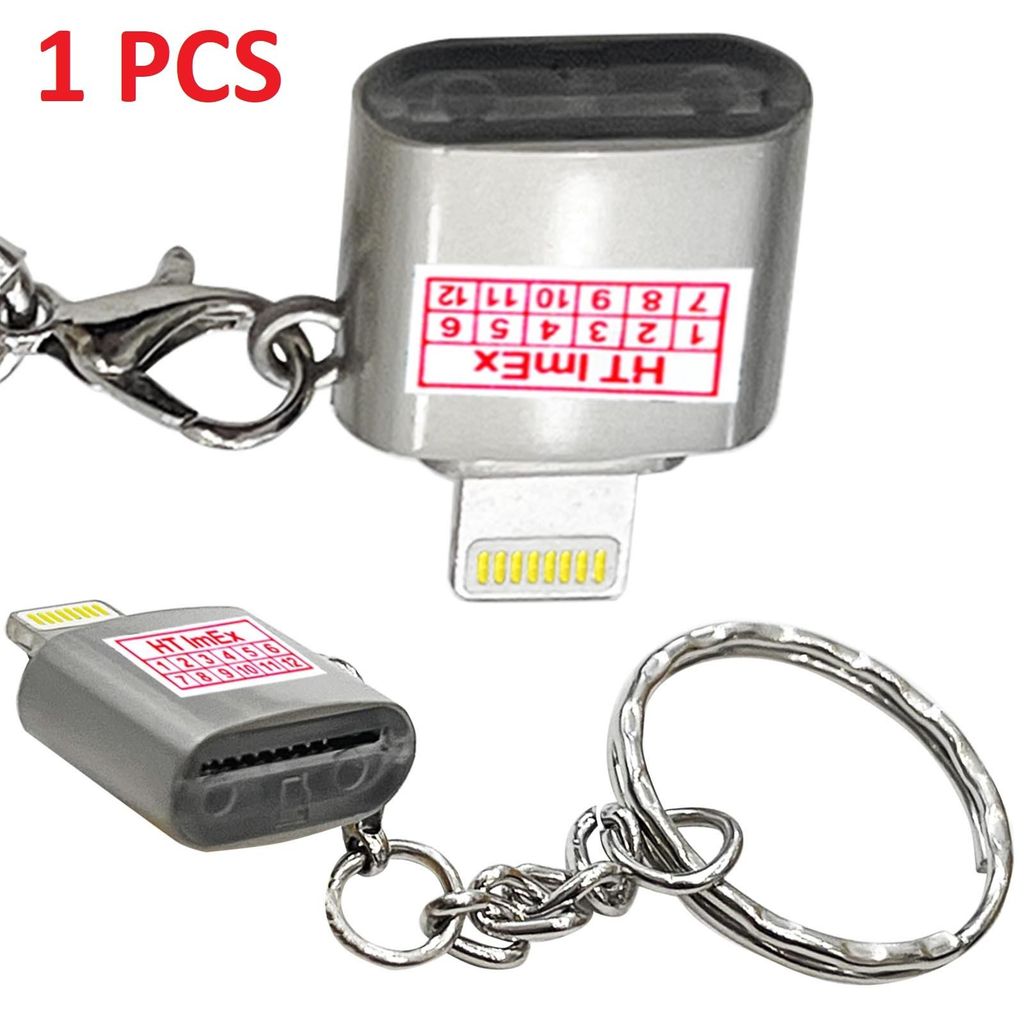 8-pin anschluss auf Micro SD TF Card Reader Karten Leser Lesegerät Adapter OTG