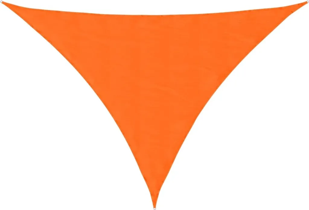 Tenda Parasole Triangolare Arancione vidaXL 3x4x5m | Sicura per Bambini