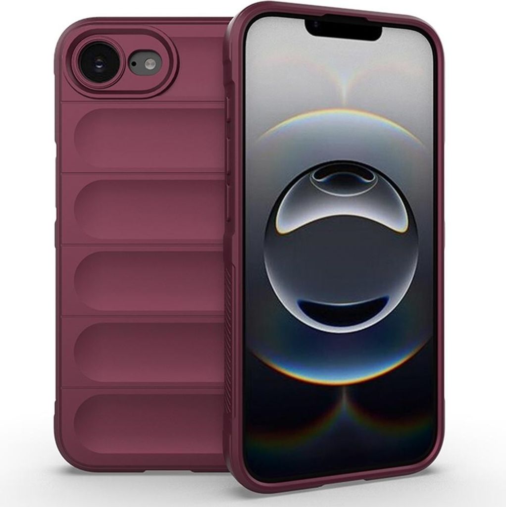 iPhone 16e / 17e Hülle - Coverup Hands-On Rugged Back Cover - Bordeaux