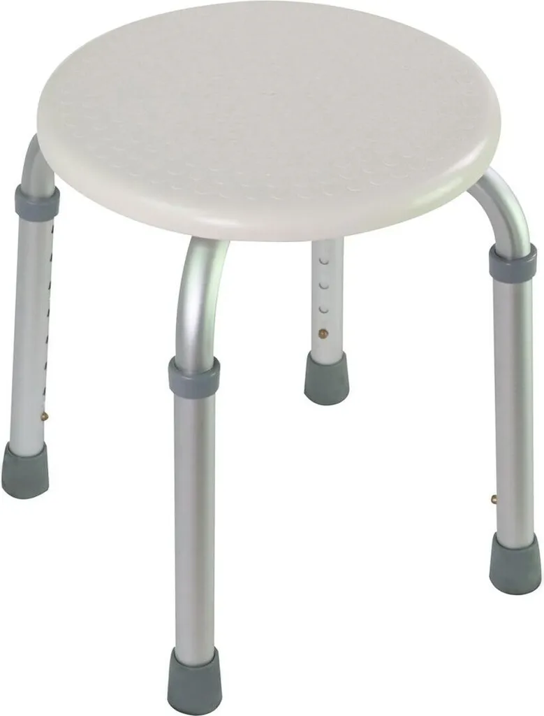 Siège de douche médical pour senior avec assise antidérapante et stable