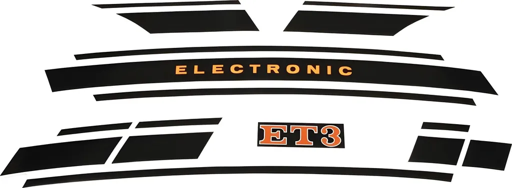 Kit déco Vespa ET3 Electronic pour rénovation carrosserie et peinture