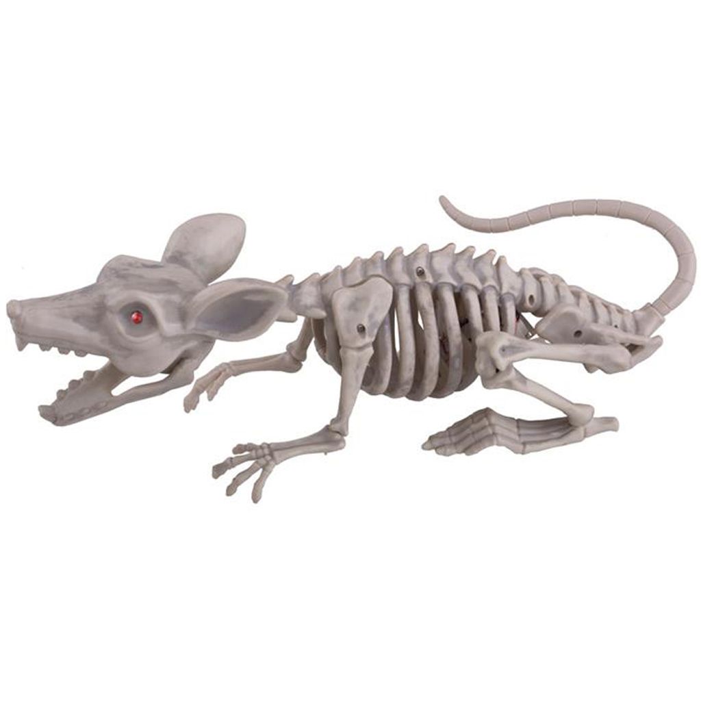 Skelett Ratte - Animiert mit Licht und Ton | 38 cm Produktbild 
