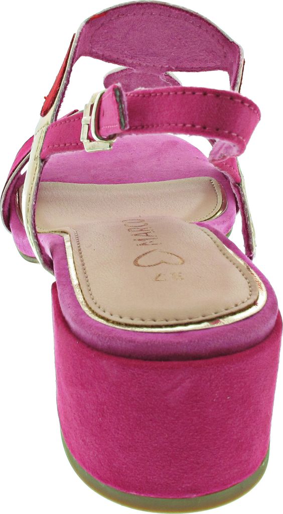 MARCO TOZZI Damen Sandale Textil Sandalette Metallic Produktbild 17