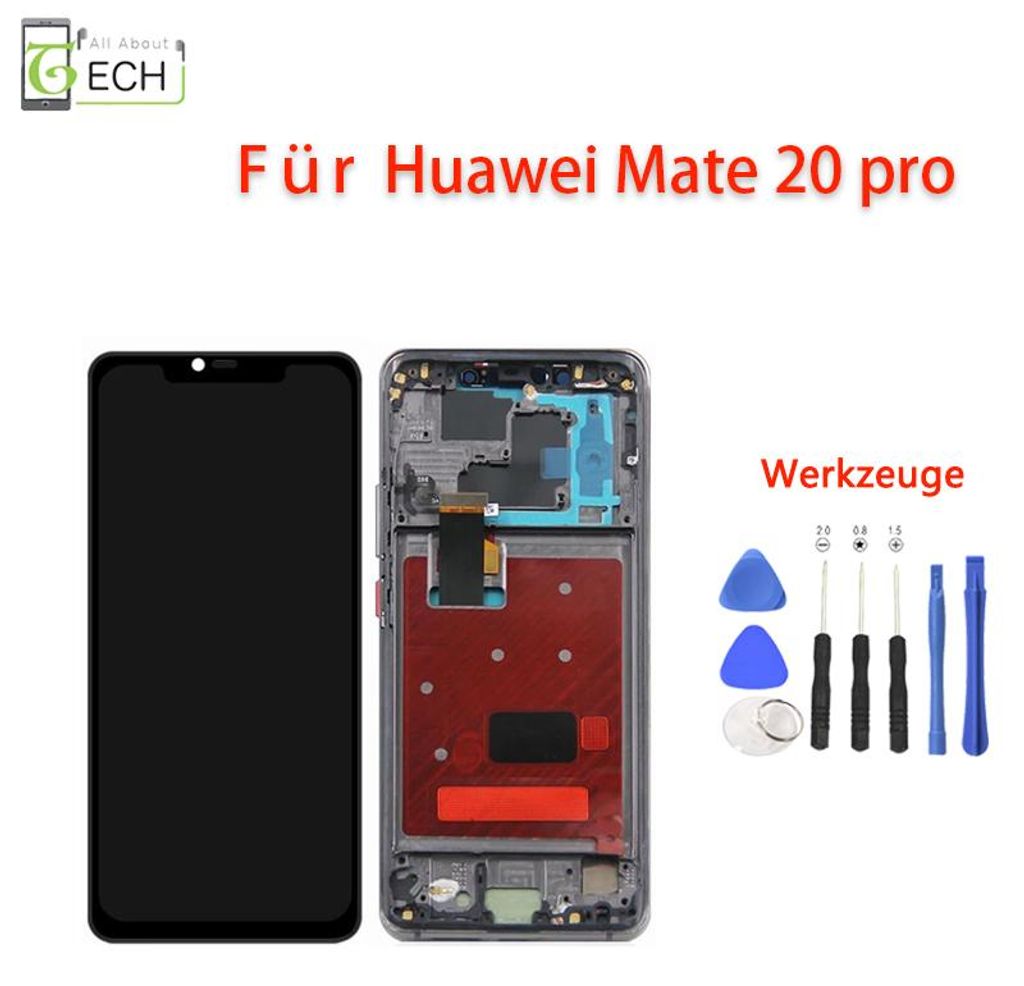 Für Huawei Mate 20 PRO LCD Display TFT mit Rahmen Produktbild 
