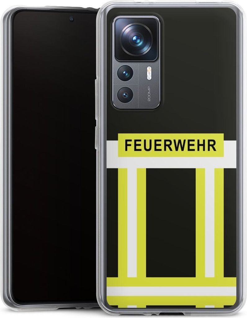DeinDesign Handyhülle für Xiaomi 12T Pro 5G Silikon Hülle Case Smartphone Schutzhülle Beruf Feuerwehr Feuerwehrmann