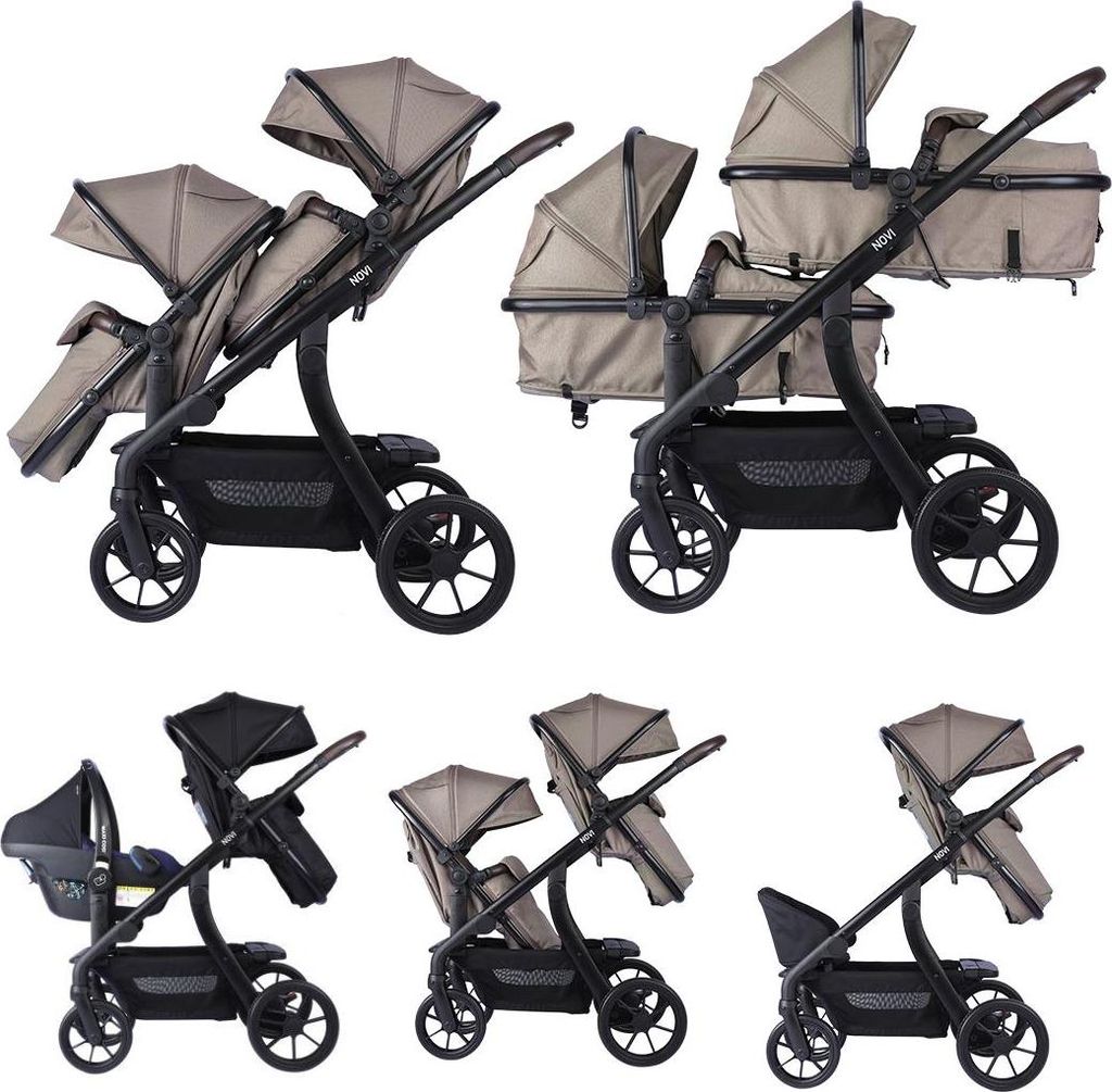 Novi Pacific Duokinderwagen – 0–22 kg – 20+ Konfigurationen Produktbild 