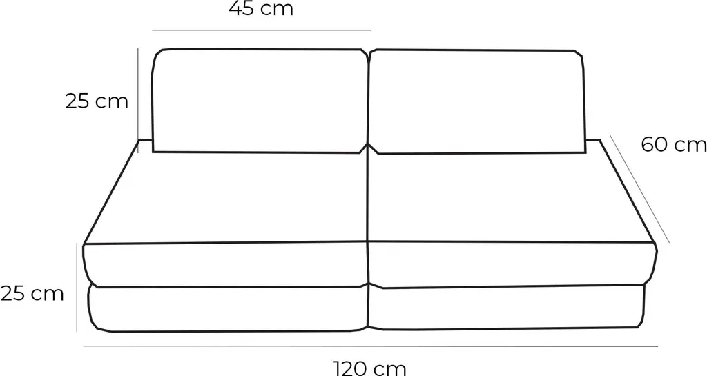 Blocs de construction en mousse et canapé modulable TANGLE pour petits