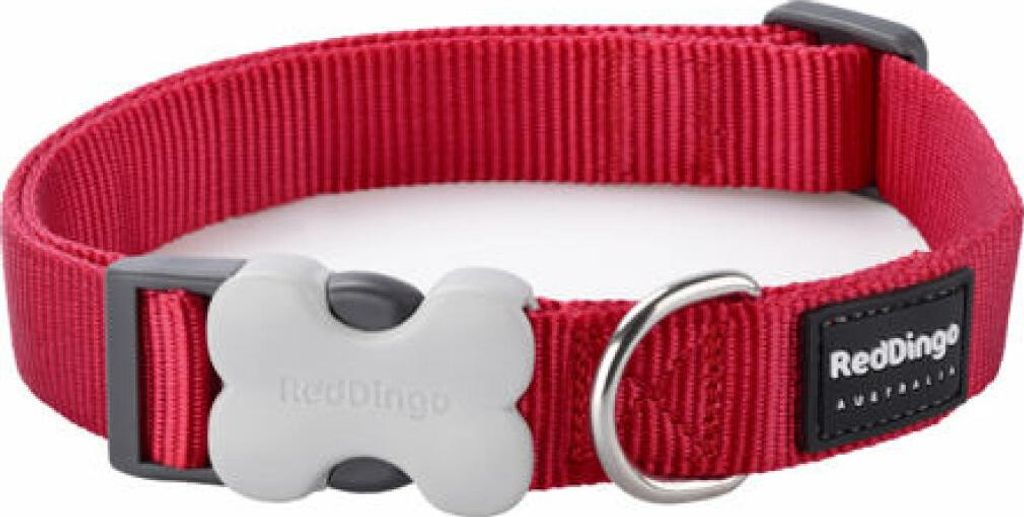 Hundehalsband Red Dingo weich Rot (1,5 x 24-36 cm)