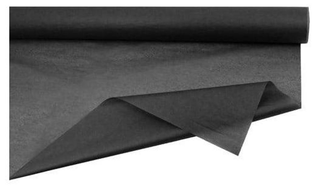 Dekoratives Verpackungspapier, Rolle 75 cm x 50 m, SCHWARZ Produktbild 