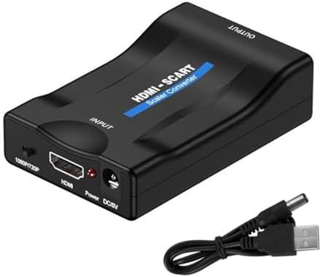 HDMI auf SCART Konverter - 720/1080P Switcher für Video und Produktbild 