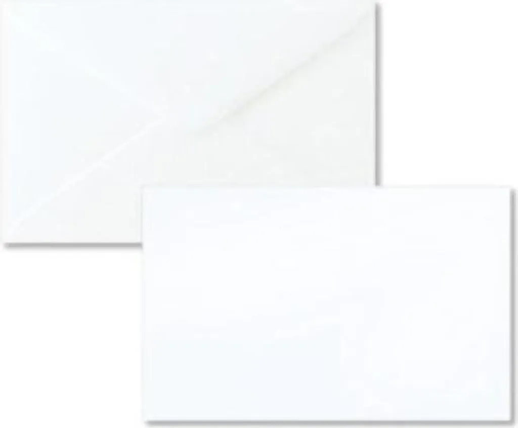 Saul Sadoch Rex 8109 Enveloppes Blanches - Lot de 100 Pièces Qualité Pro