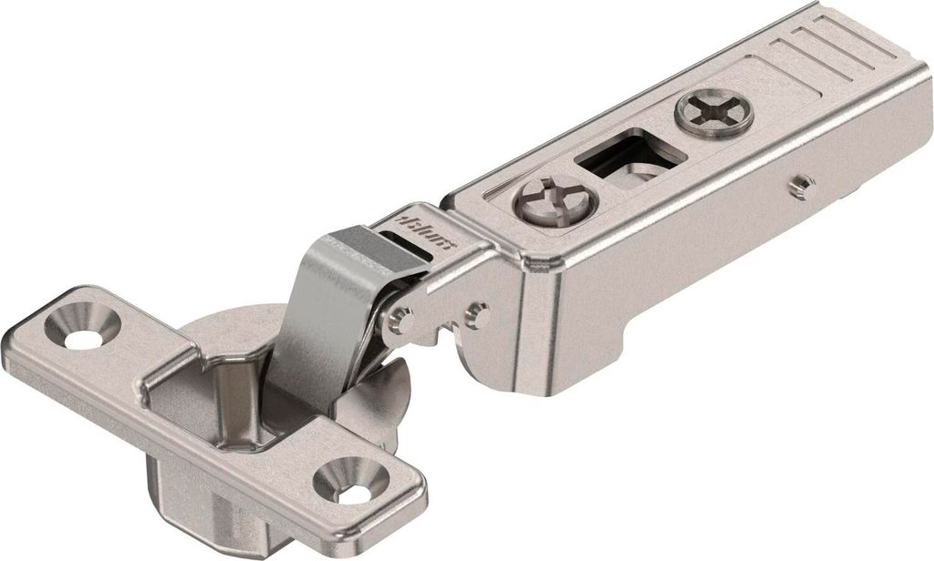 BLUM CLIP top Minischarnier 94°, 9,5mm gekröpft mit Feder, Schrauben