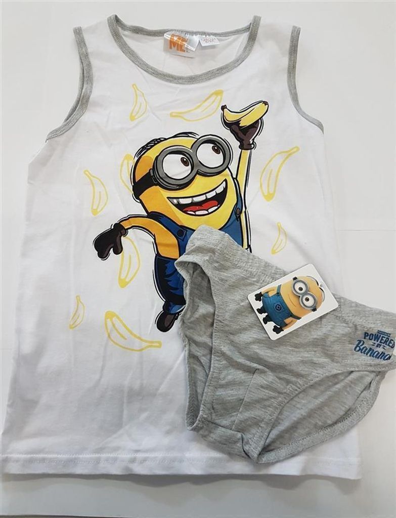 Minions UNTERWÄSCHE grau 128/134