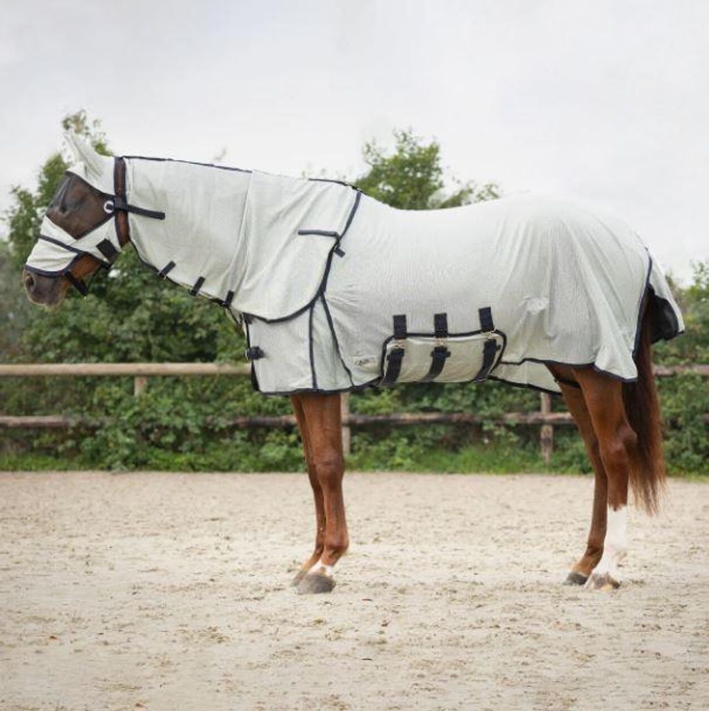 Chemise anti-mouches QHP avec couvre-cou et cagoule Image du produit 