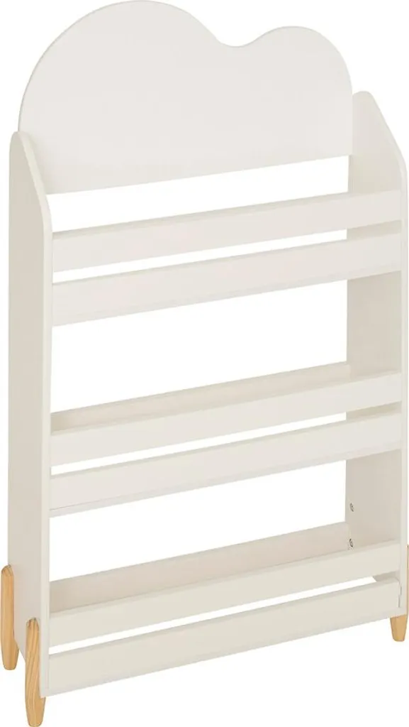 Eazy Living Bibliothèque Zeline Blanc - Meuble de Rangement Design